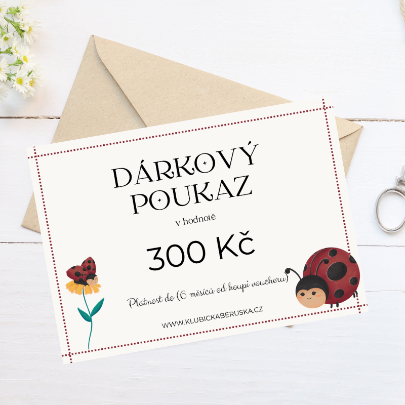 Dárkový poukaz 300 Kč